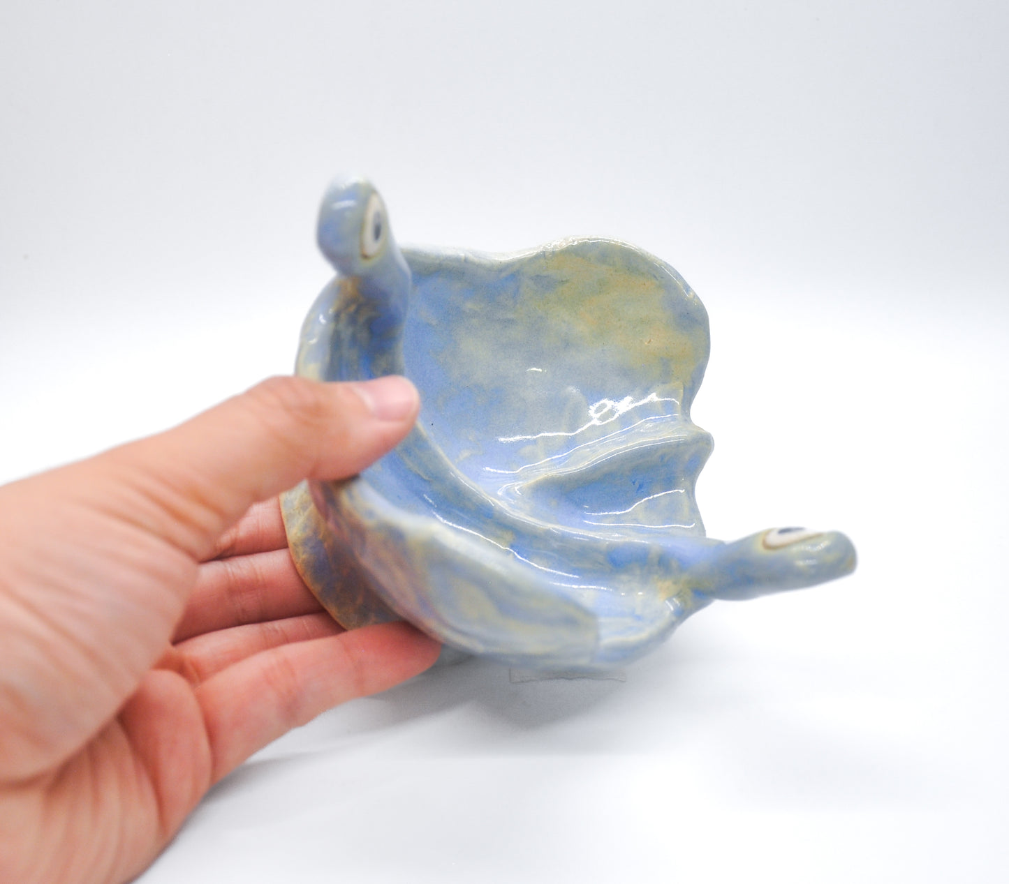 Blue Green Eye-Eye Trinket Holder