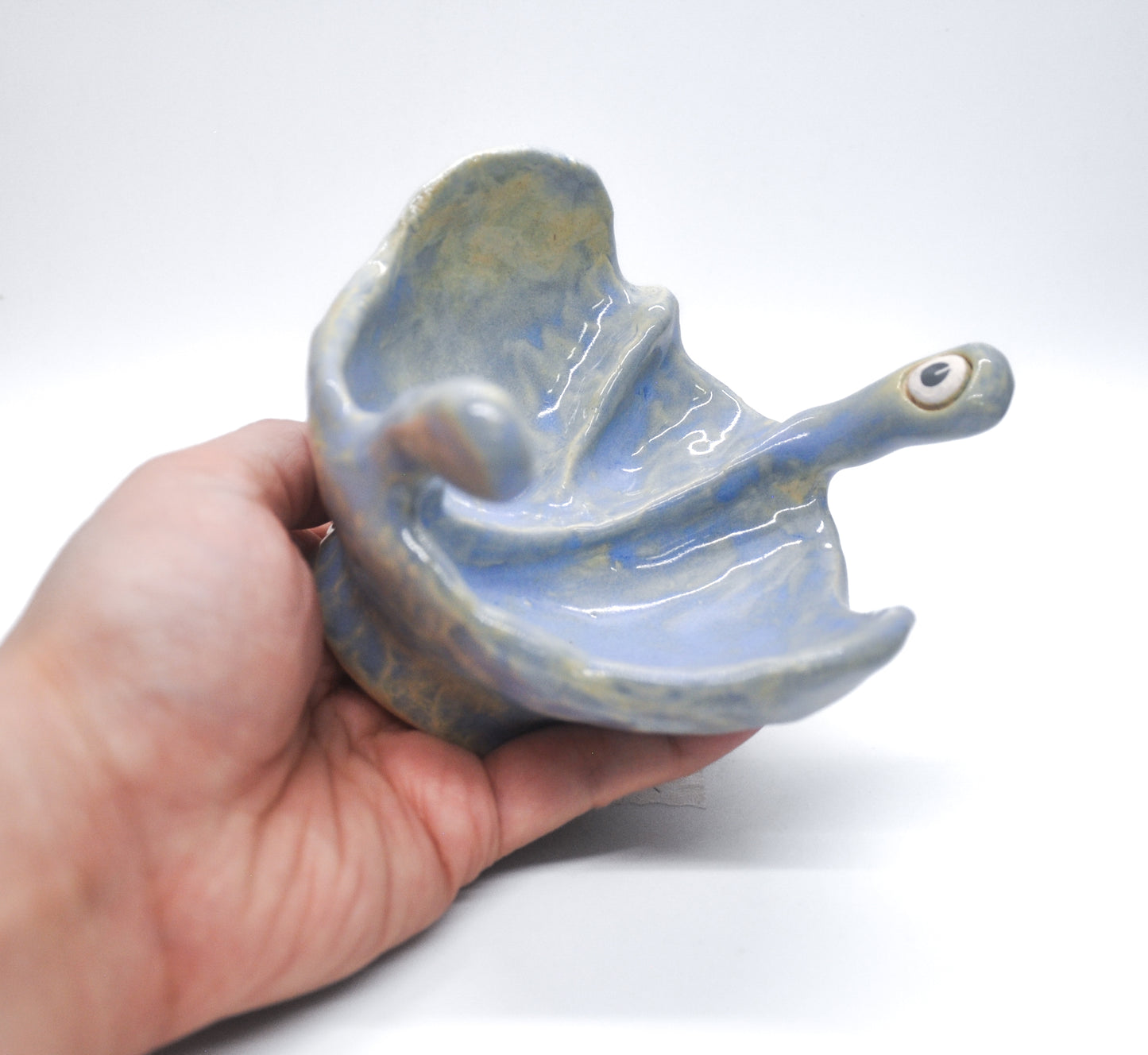 Blue Green Eye-Eye Trinket Holder