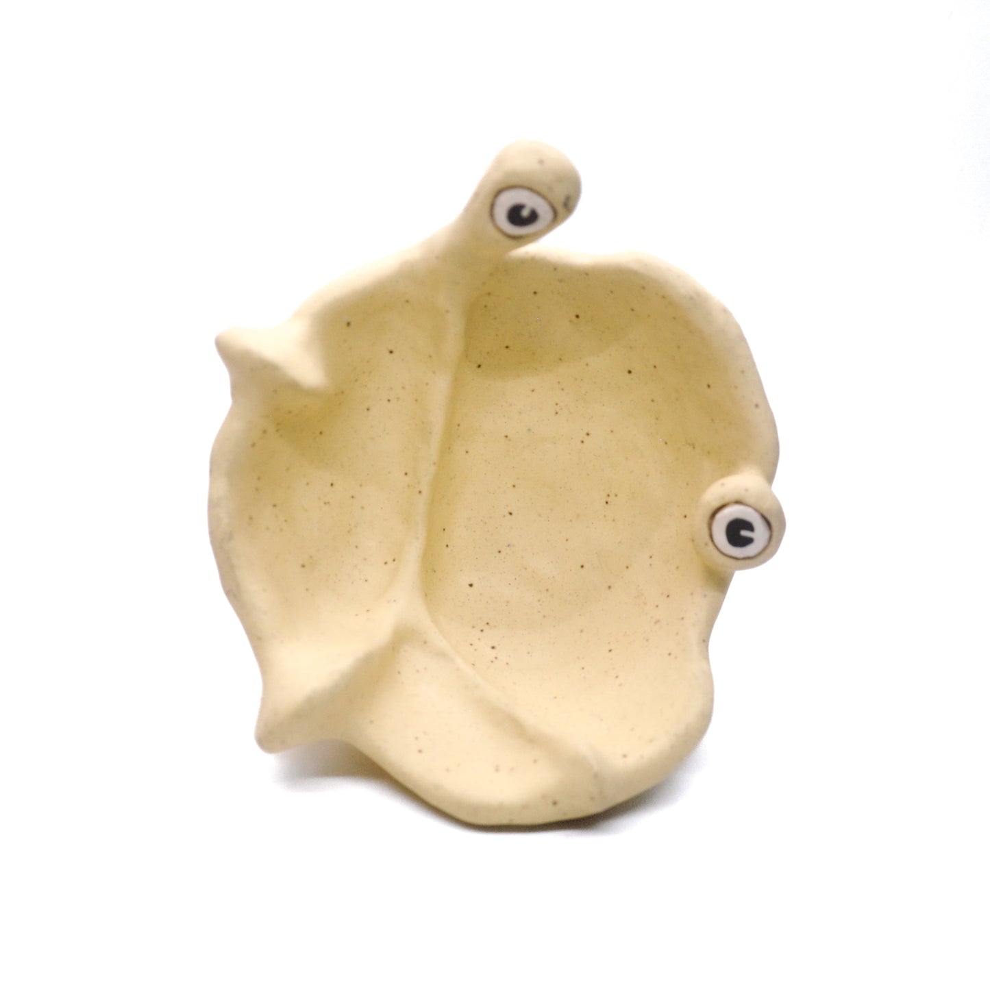 Pale Canary Yellow Eye-Eye Trinket Holder