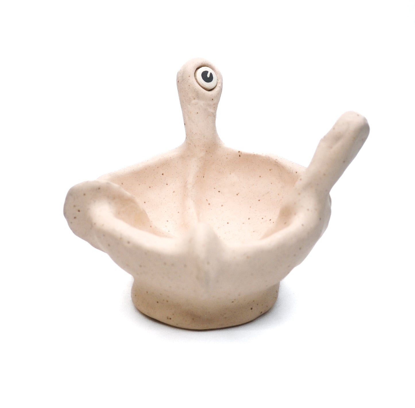 Light Blush Pink Eye-Eye Trinket Holder