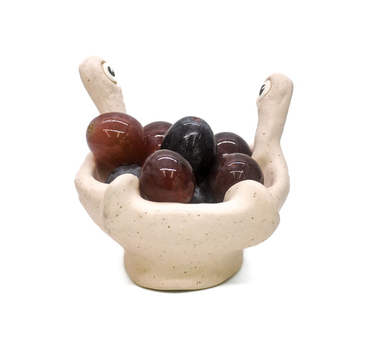 Light Blush Pink Eye-Eye Trinket Holder