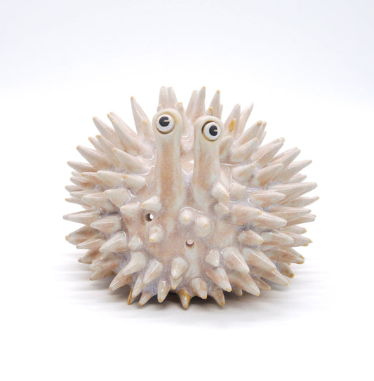 Pale Lavender Cream Medium Candleholder Urchin