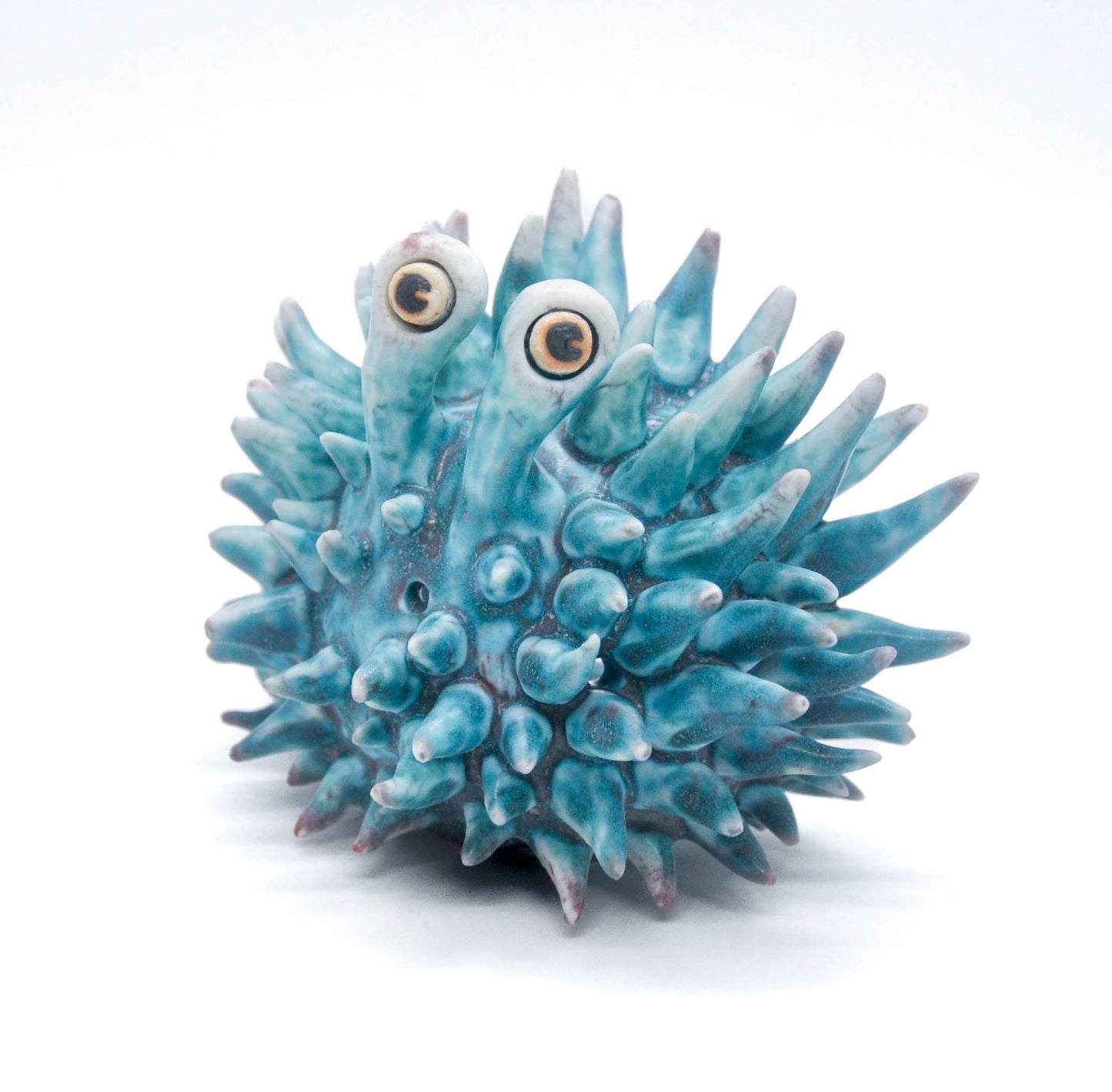 Teal Urchin II Candleholder