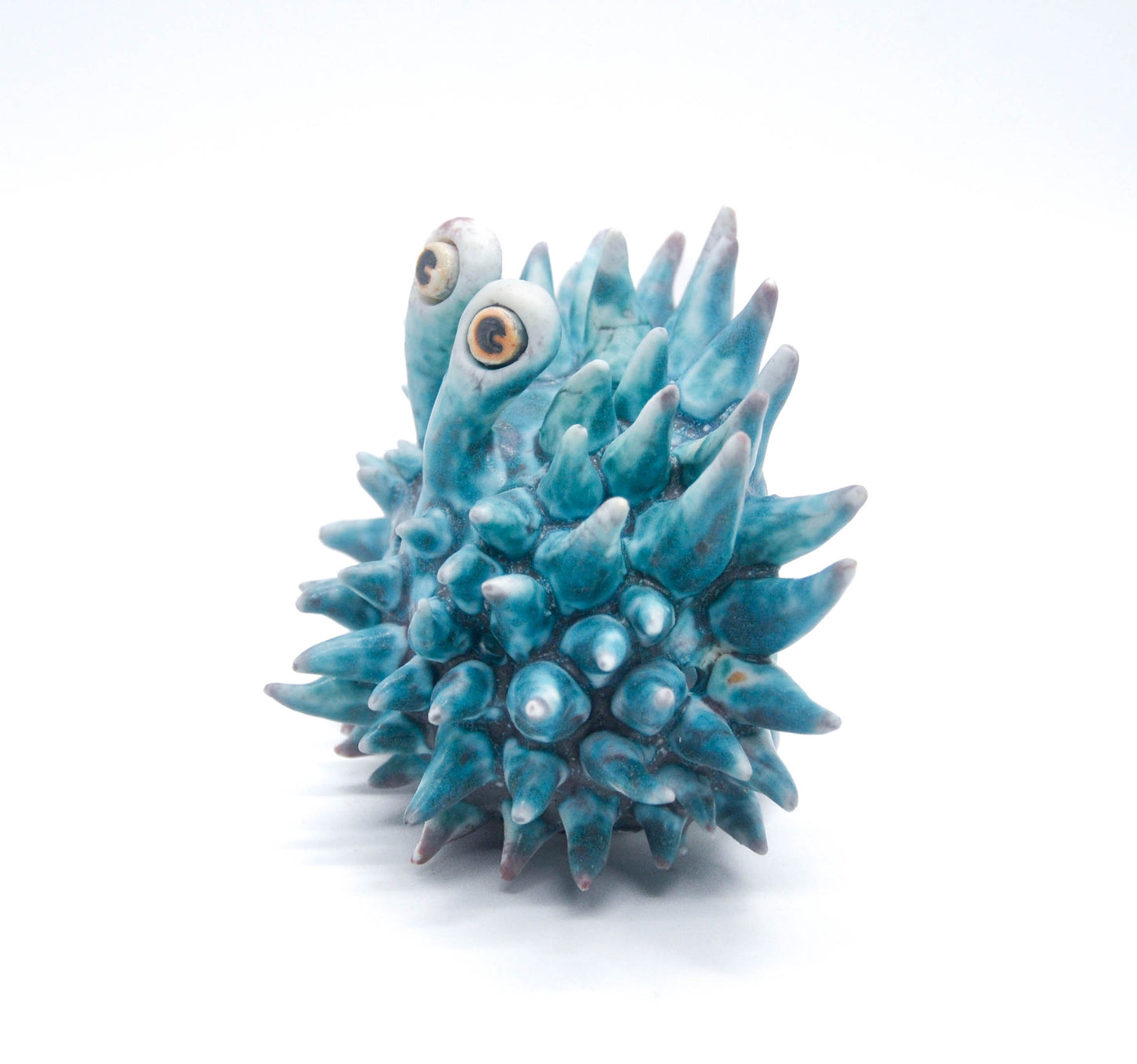 Teal Urchin II Candleholder
