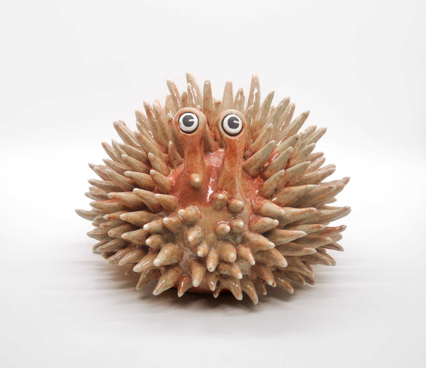Orange Shino Large Urchin