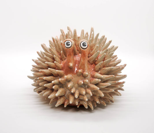 Orange Shino Large Urchin