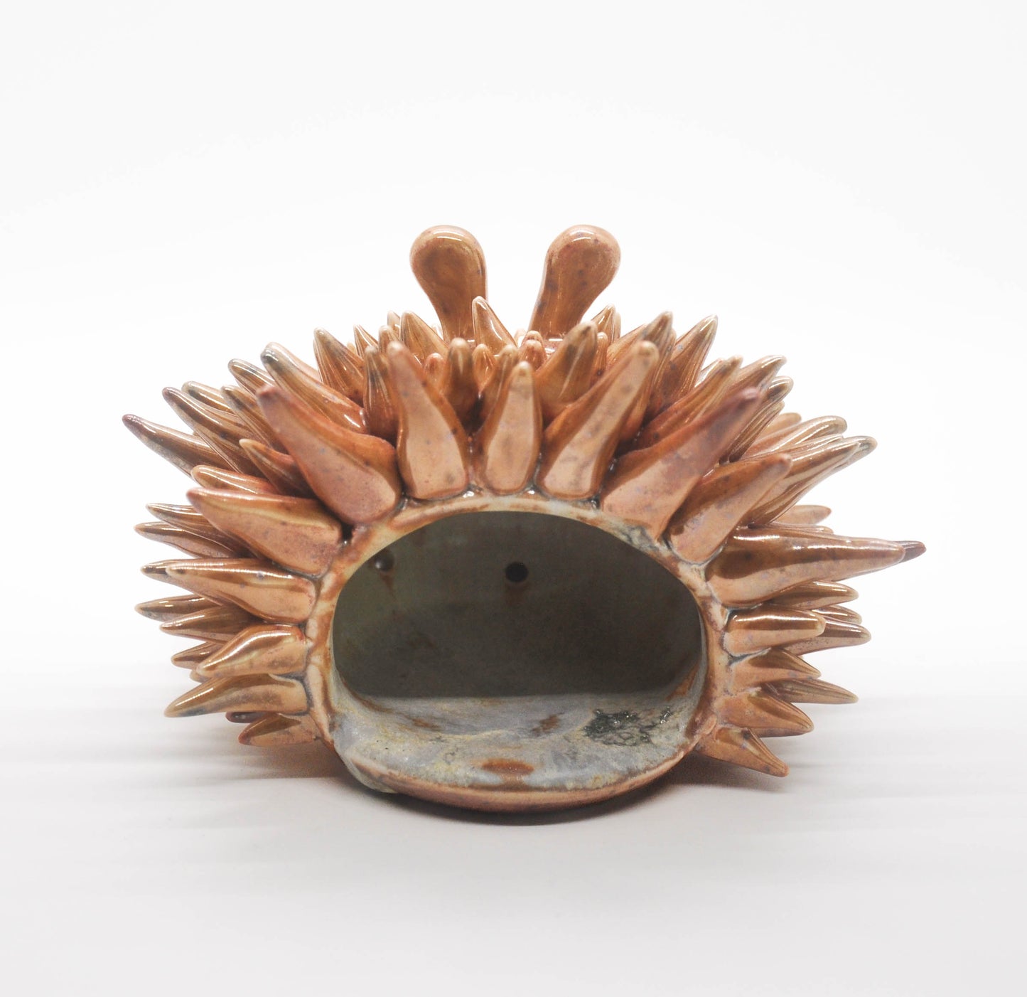 Luster Shino Urchin Candleholder