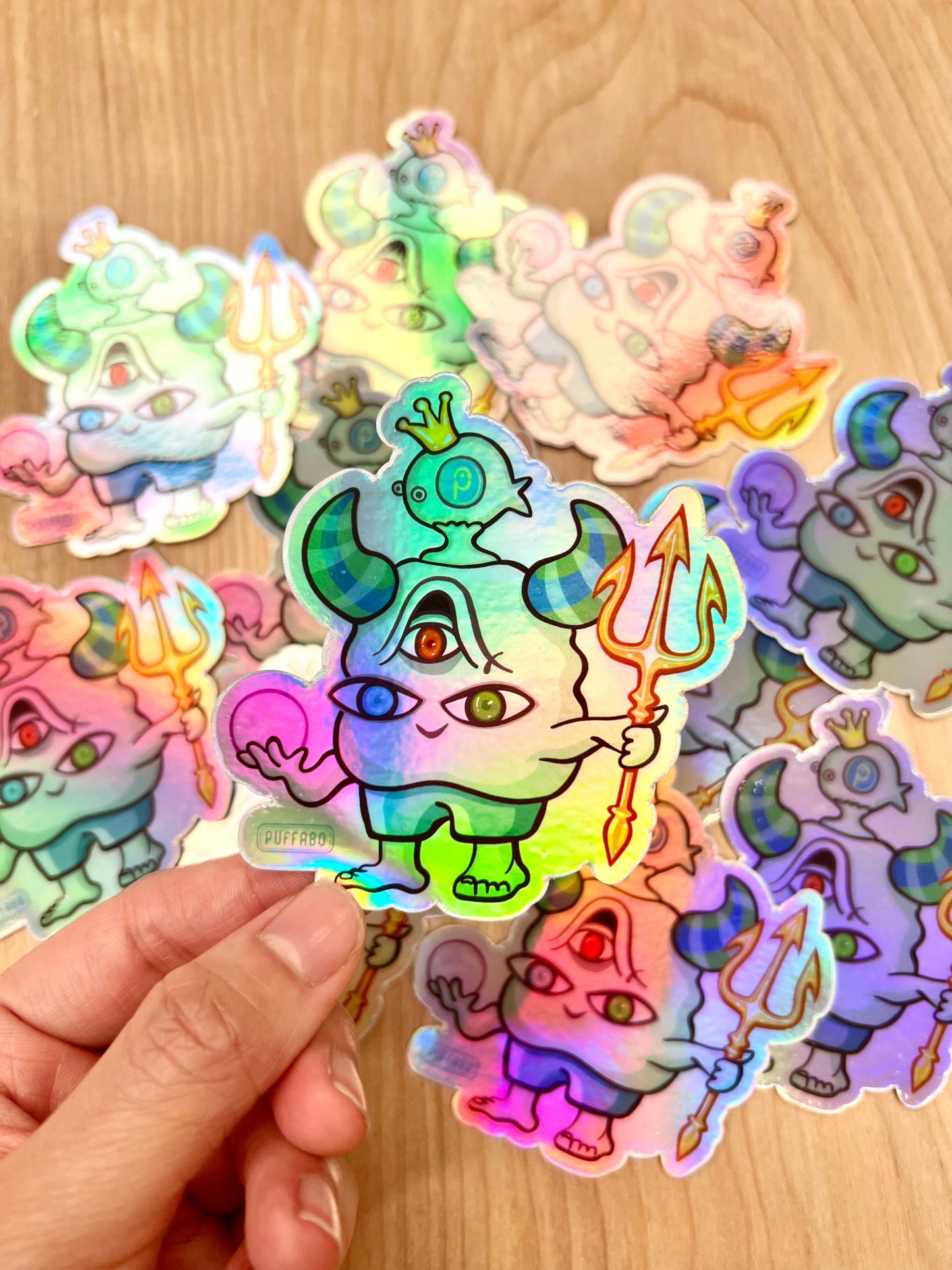 Holographic Avatar Sticker !