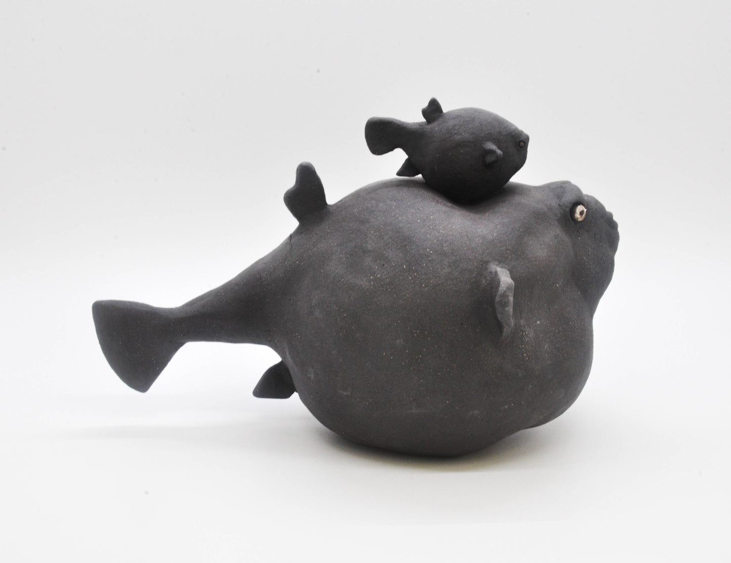 Black Abo + Mini Abo Sculpture