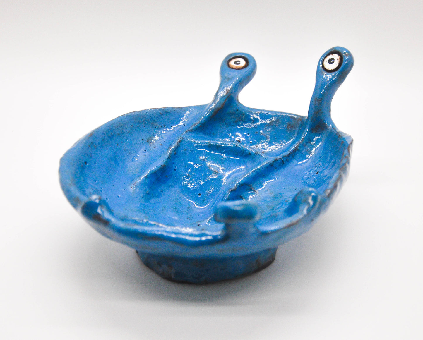 Eye-Eye Turquoise Dish