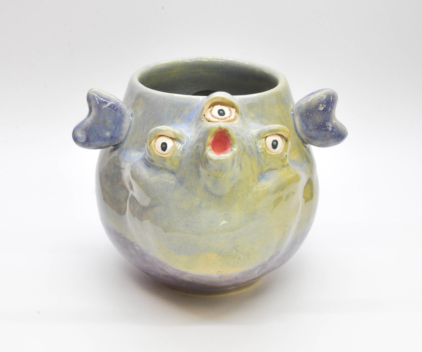 Green + Purple Psychic Abo Vase