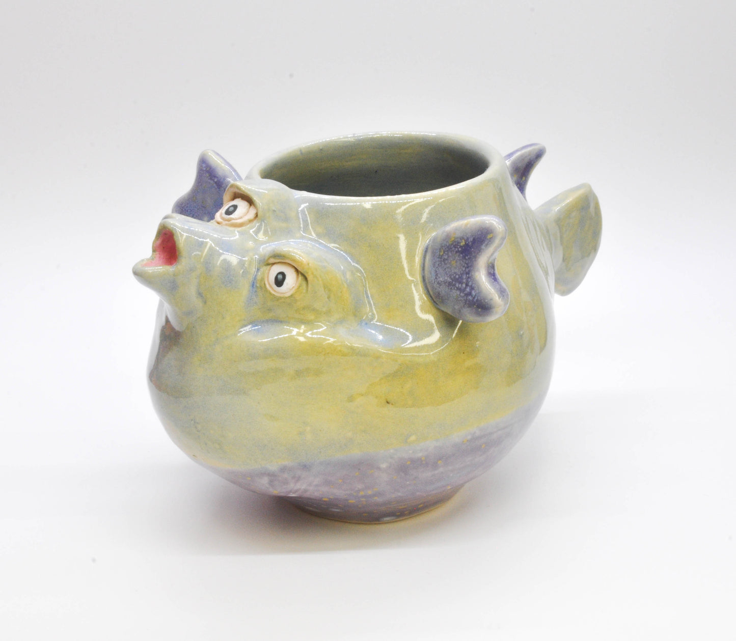 Green + Purple Psychic Abo Vase