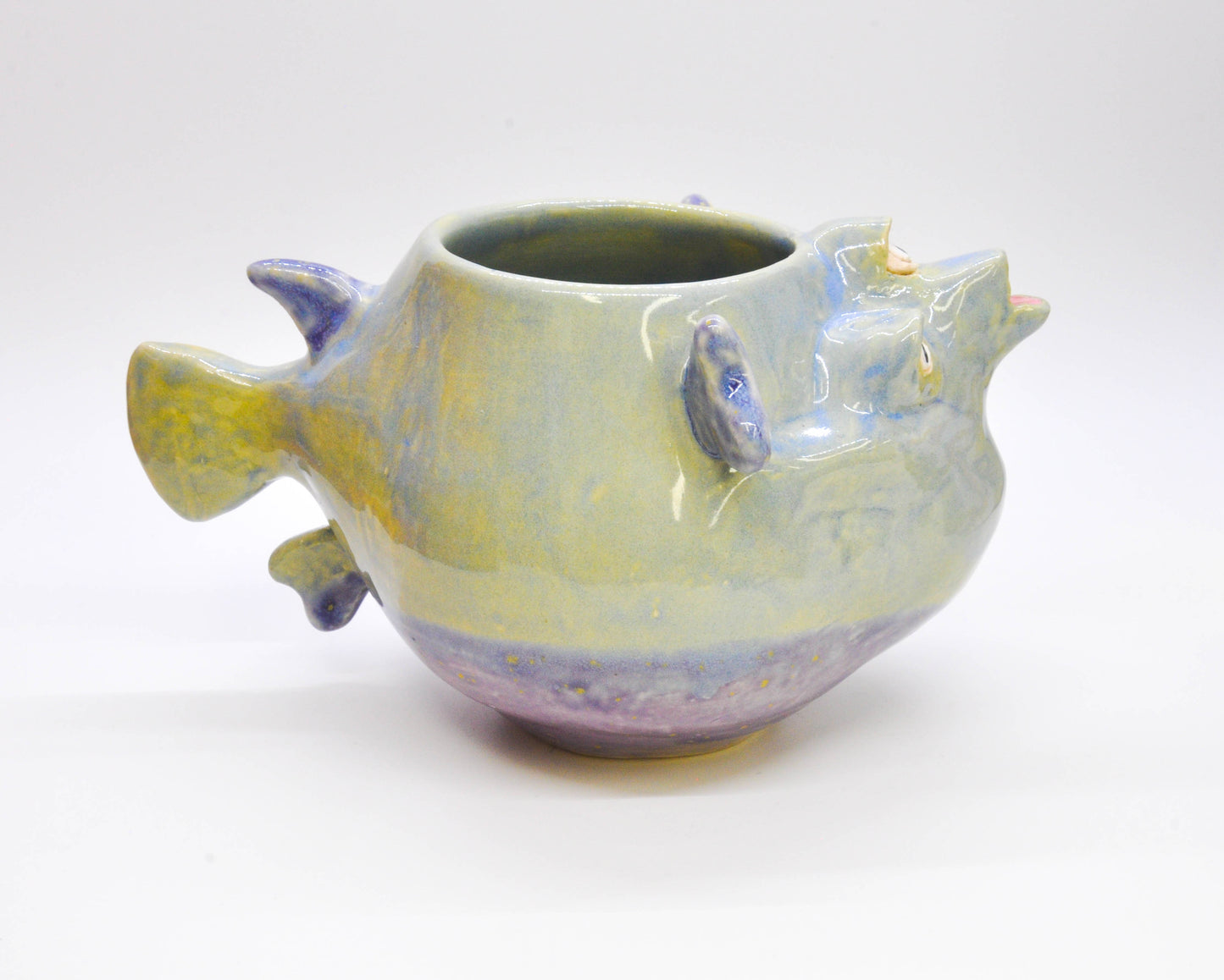 Green + Purple Psychic Abo Vase