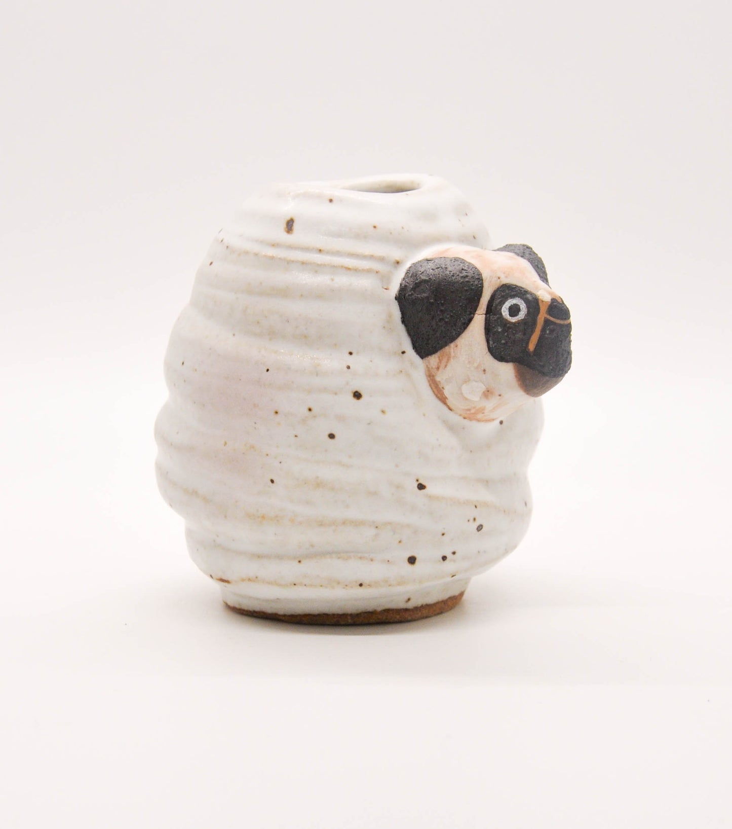 White Lemuranda Bud Vase