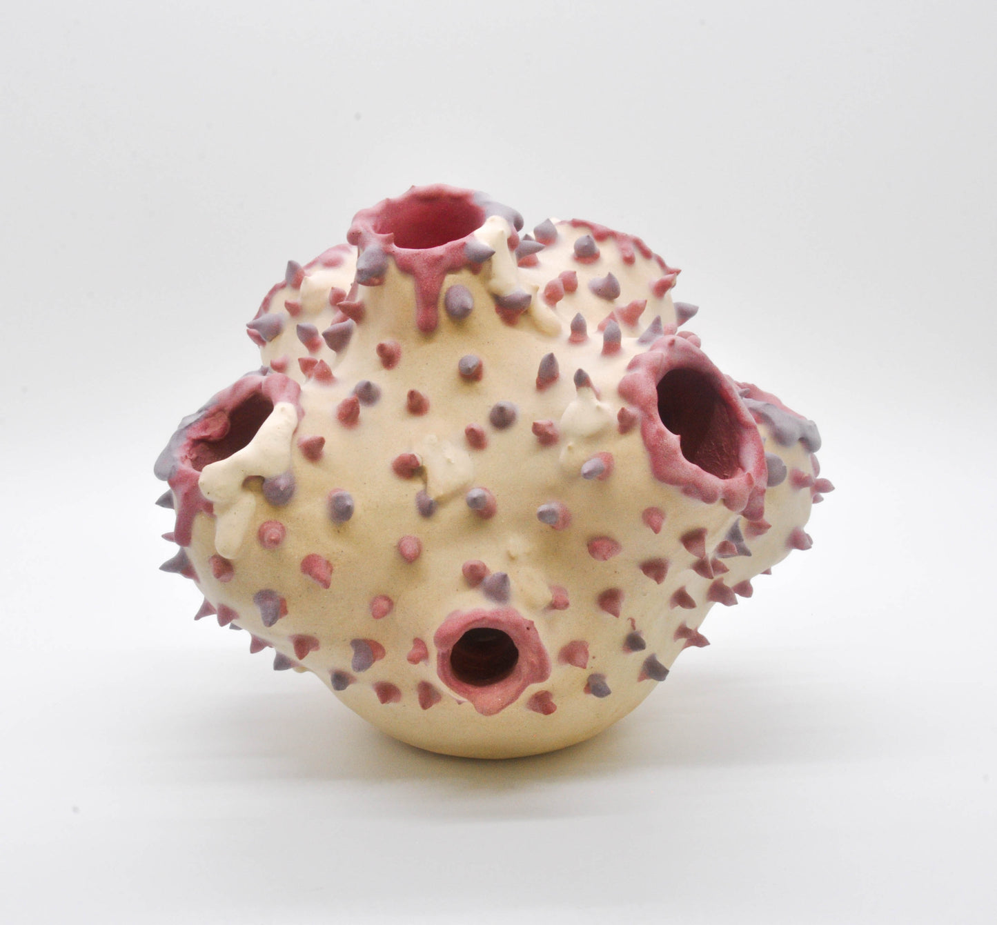Matte Spiked Vase
