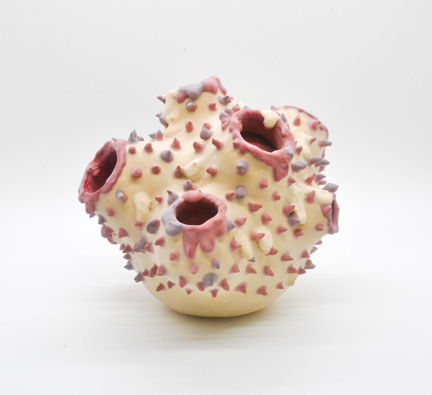 Matte Spiked Vase