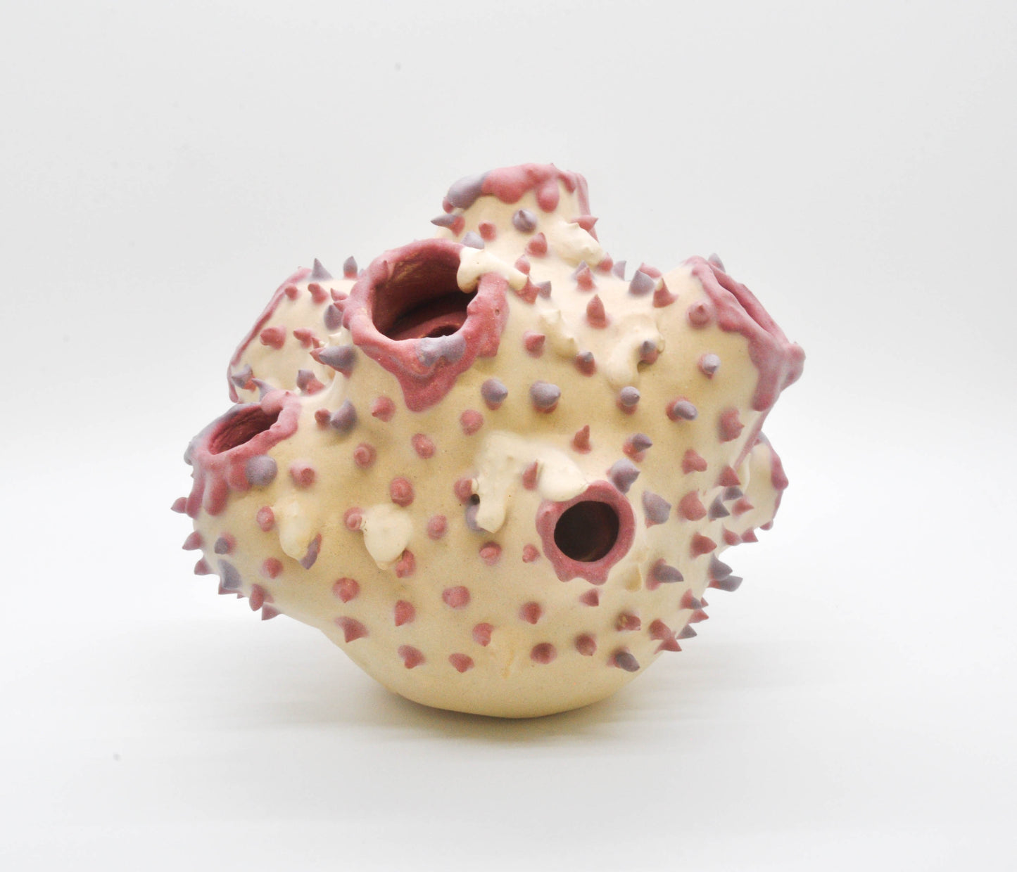 Matte Spiked Vase