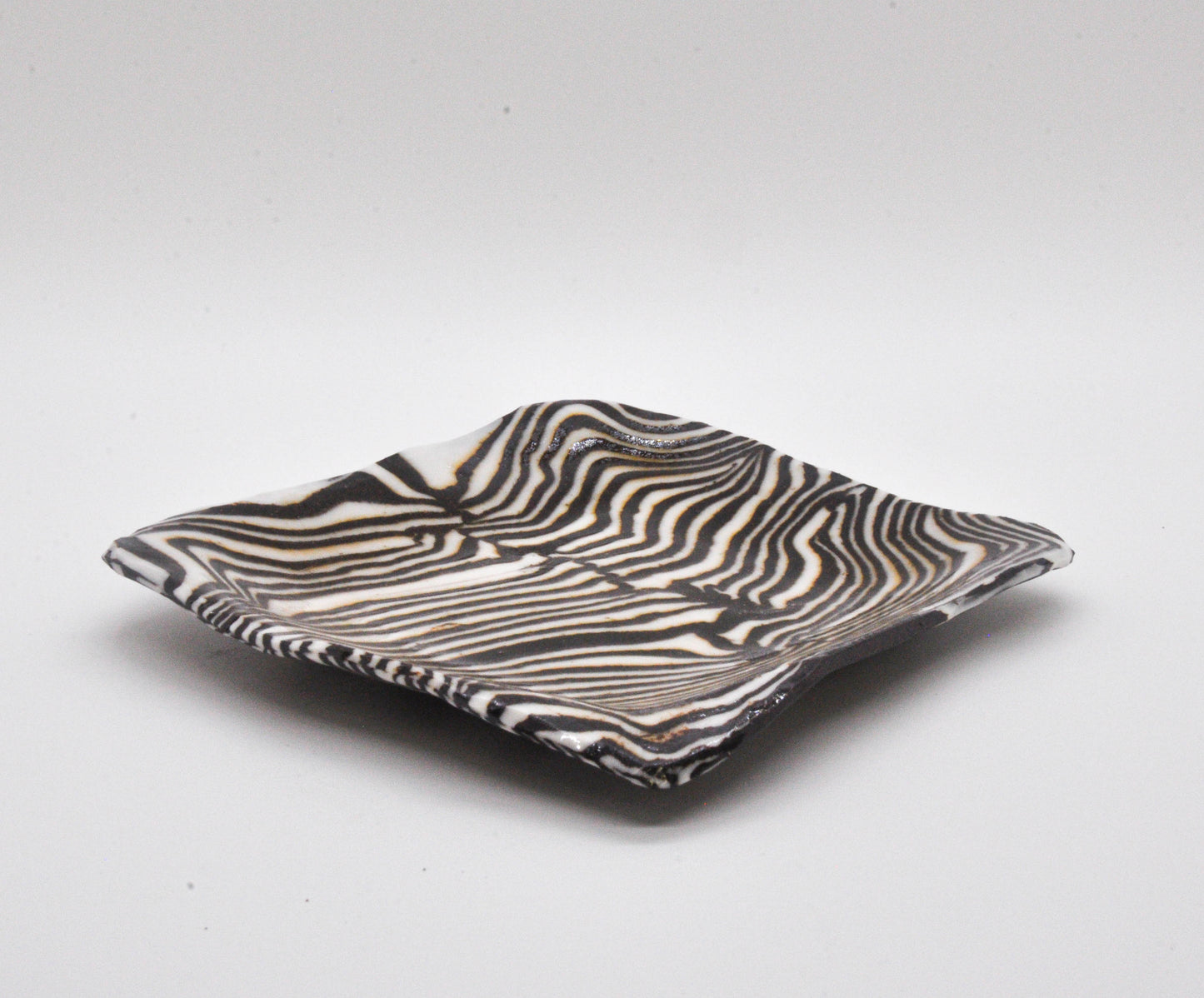 Nerikomi Zebra Plates (small)