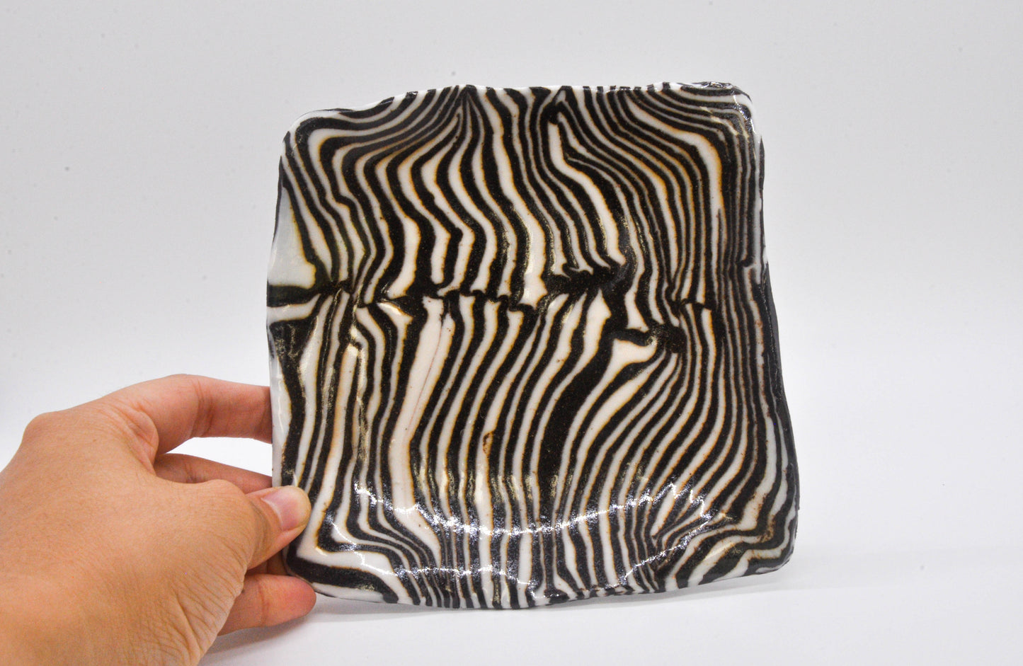 Nerikomi Zebra Plates (small)
