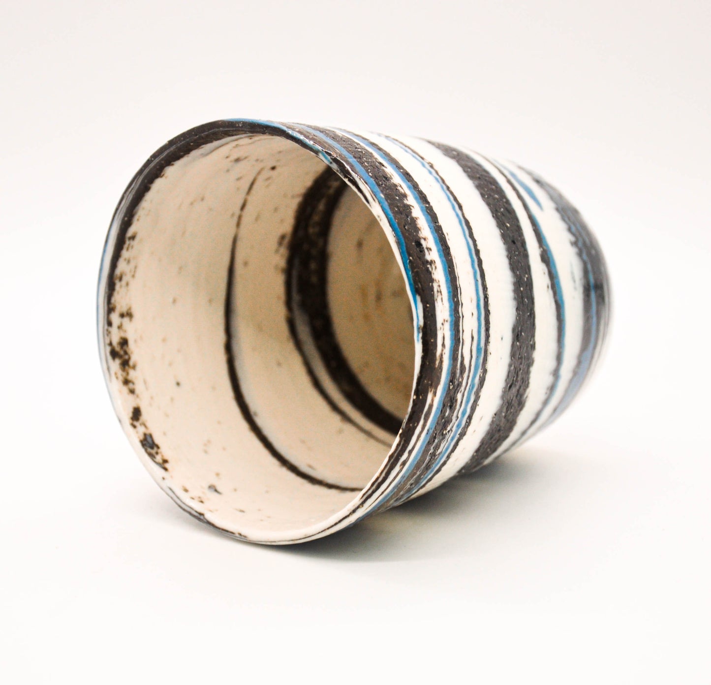 Blue Black Swirl Cup